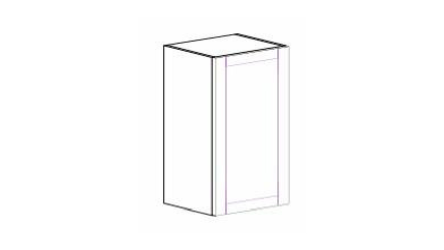 POC-W1830 COFFEE WALL CABINET 18"X 30"