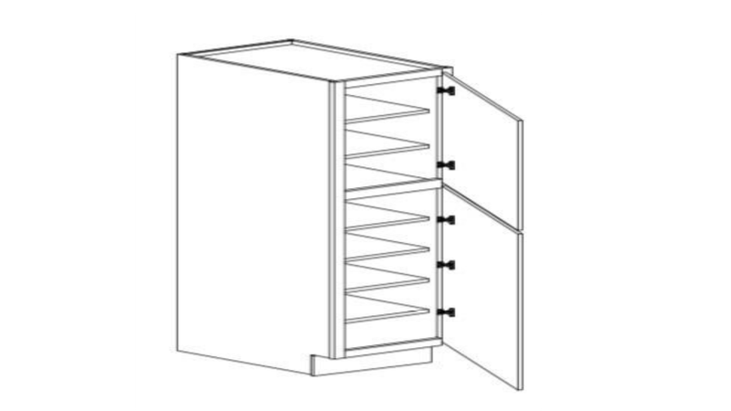 POC-PC1896 COFFEE PANTRY CABINET 18"X96"