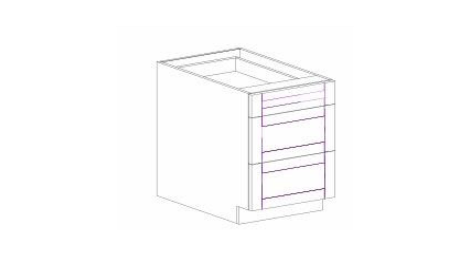 POC-VBD182132-3 COFFEE VAN DRW CAB 18 X 21 X 32