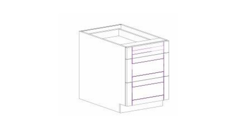 POC-VBD182132-3 COFFEE VAN DRW CAB 18 X 21 X 32