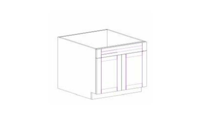 POC-VSB24 COFFEE VAN SINK BASE 24"X21"X32"