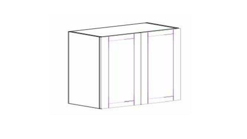 PAW-W0942 ANTIQUE WHITE WALL CABINET 9"X 42"