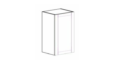 PAW-W1842 ANTIQUE WHITE WALL CABINET 18"X 42"