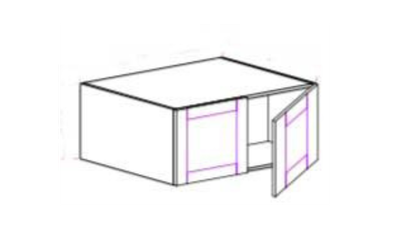 PAW-W3318 ANTIQUE WHITE WALL CABINET 33 PAW-W3318 ANTIQUE WHITE WALL CABINET 33" X 18"