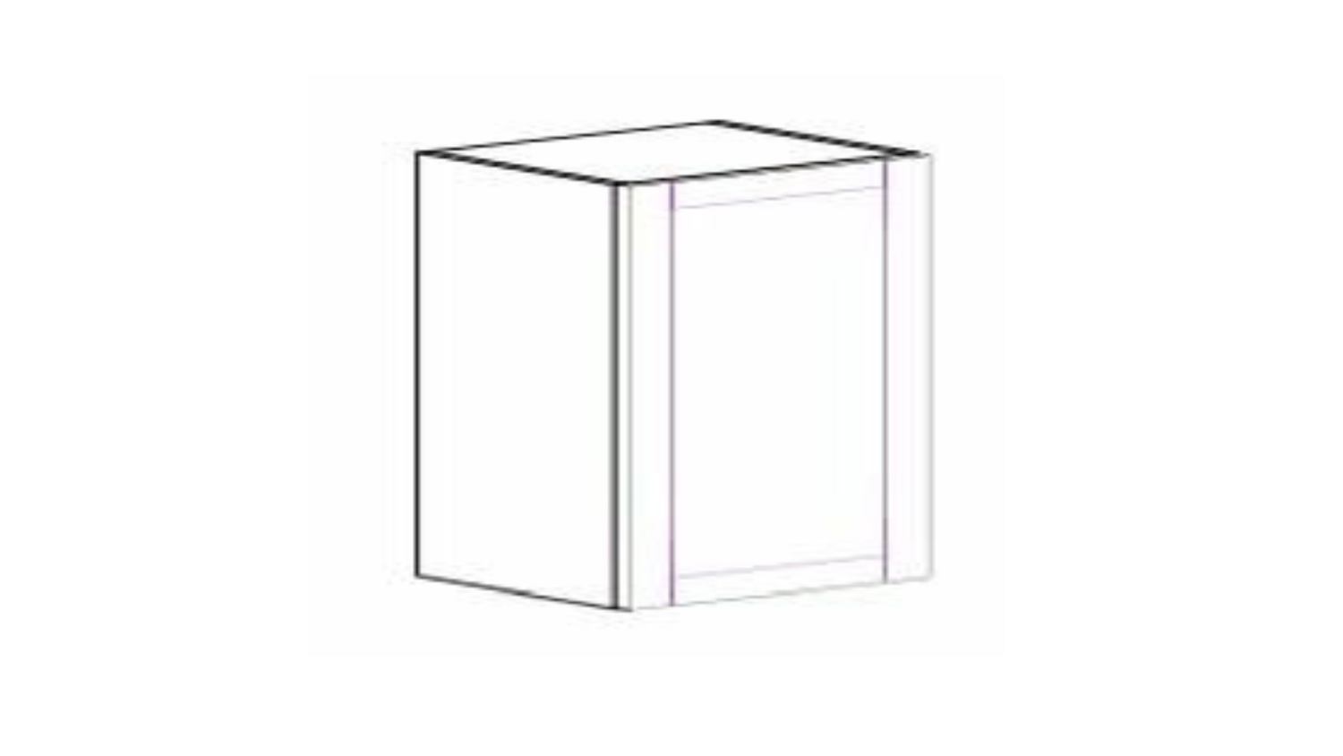 PAW-W1242 ANTIQUE WHITE WALL CABINET 12"X 42"