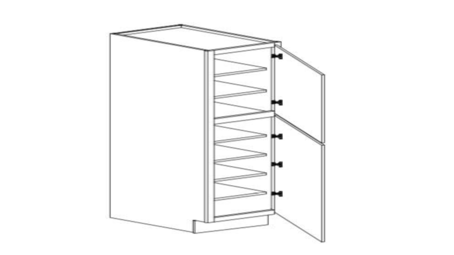 PAW-PC1896 ANTIQUE WHITE PANTRY CABINET 18"X96"