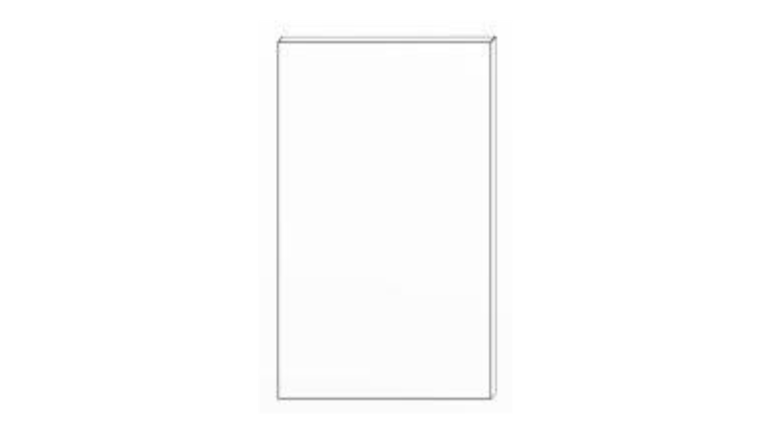 PAW-PNL3596 ANTIQUE WHITE PANEL 35"X96"X3/4"
