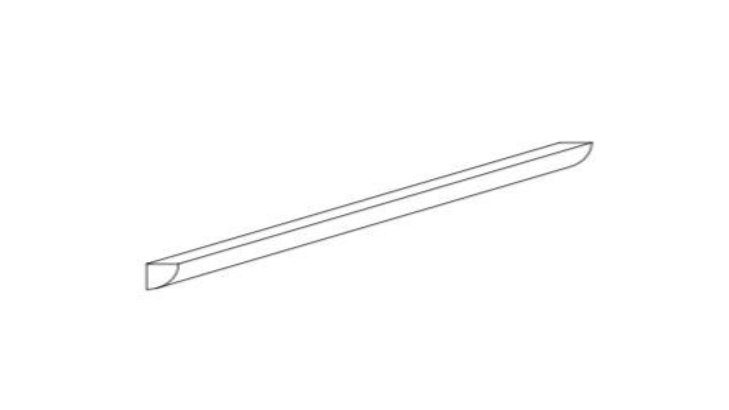 PAW-SM8 ANTIQUE WHITE SRIBE MOLDING 8'