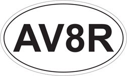 AV8R Euro Sticker
