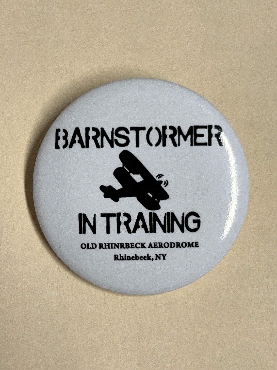Barnstormer in Training Button