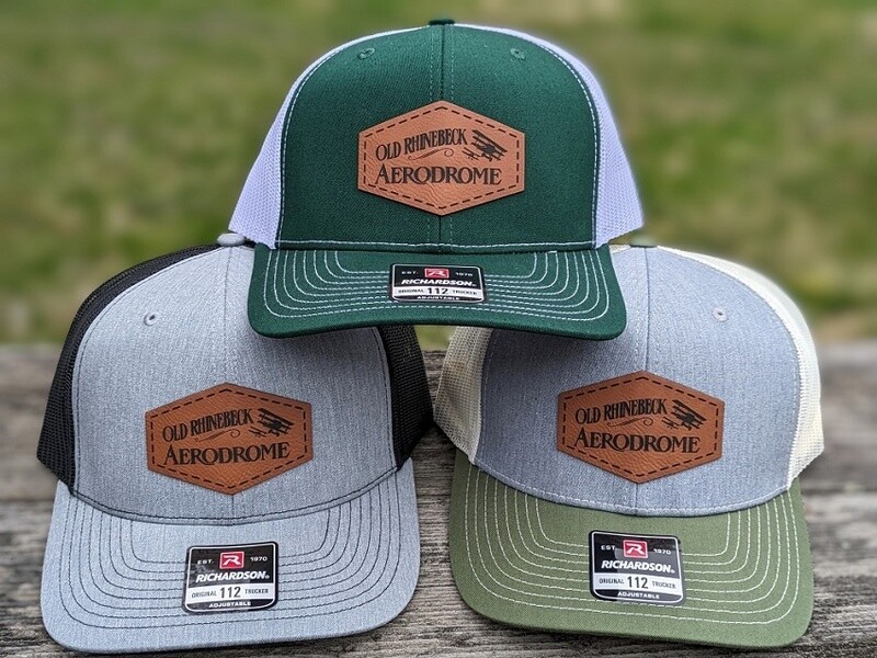 Leather Patch Trucker Hat