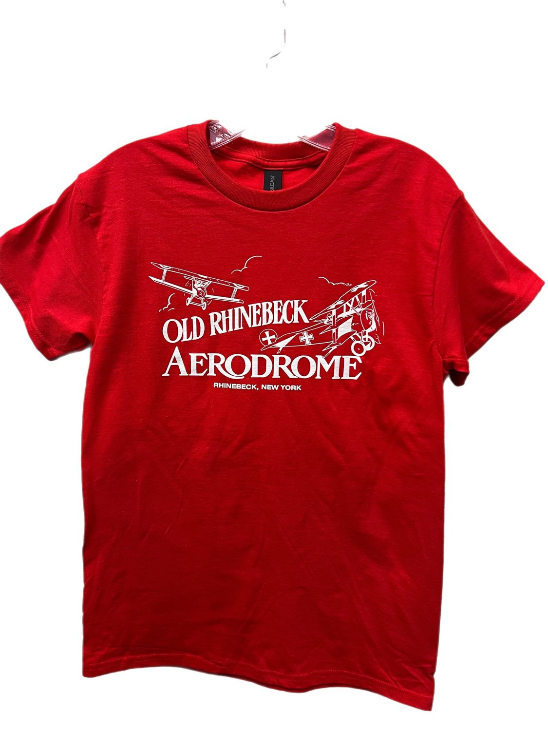 Dogfight Logo T-Shirt, Color: Red, Size: Small