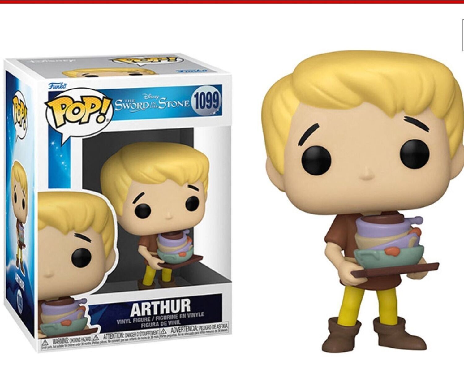 The Sword in the stone Arthur funko