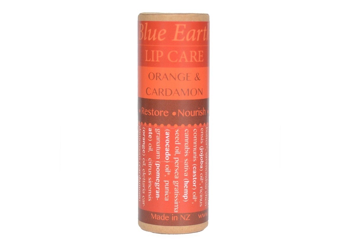 Blue Earth - Lip Balm, Scent: Orange and Cardamon