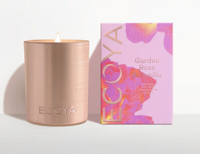 Ecoya - Garden Rose and Vanilla Rosie Candle