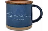 Moana Road - Ceramic Mug, Design: Navy Kiwi
