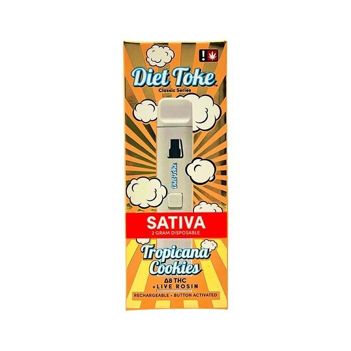 Diet Toke, 2G D8, Tropicana Cookies, Sativa