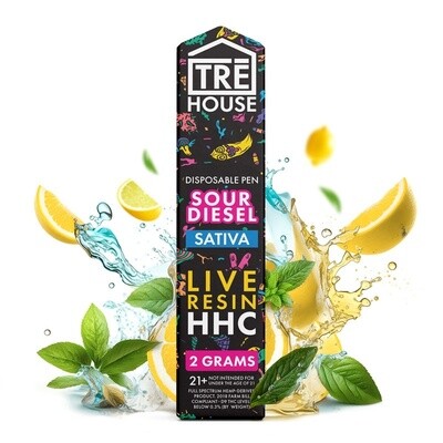 Tre House, HHC Live Resin - Sour Diesel, Sativa