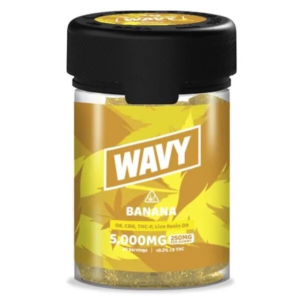 Wavy, 5000mg Edibles, Banana