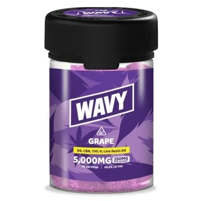 Wavy, 5000mg Edibles, Grape