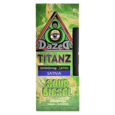 Dazed8, 2G D8 Titanz - Sour Diesel, Sativa
