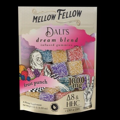 Mellow Fellow, 1000mg Edibles, Fruit Punch, "Dream"