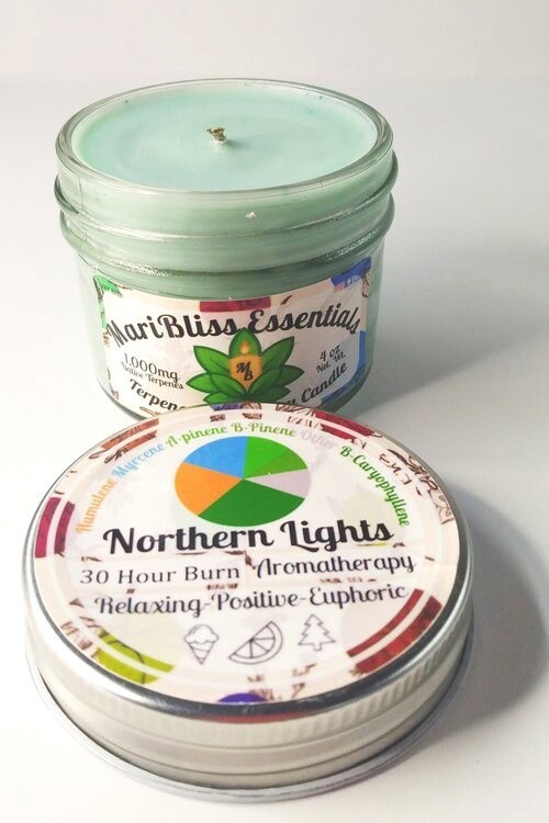 MariBliss, Terpene Candle, 4oz, Northern Lights