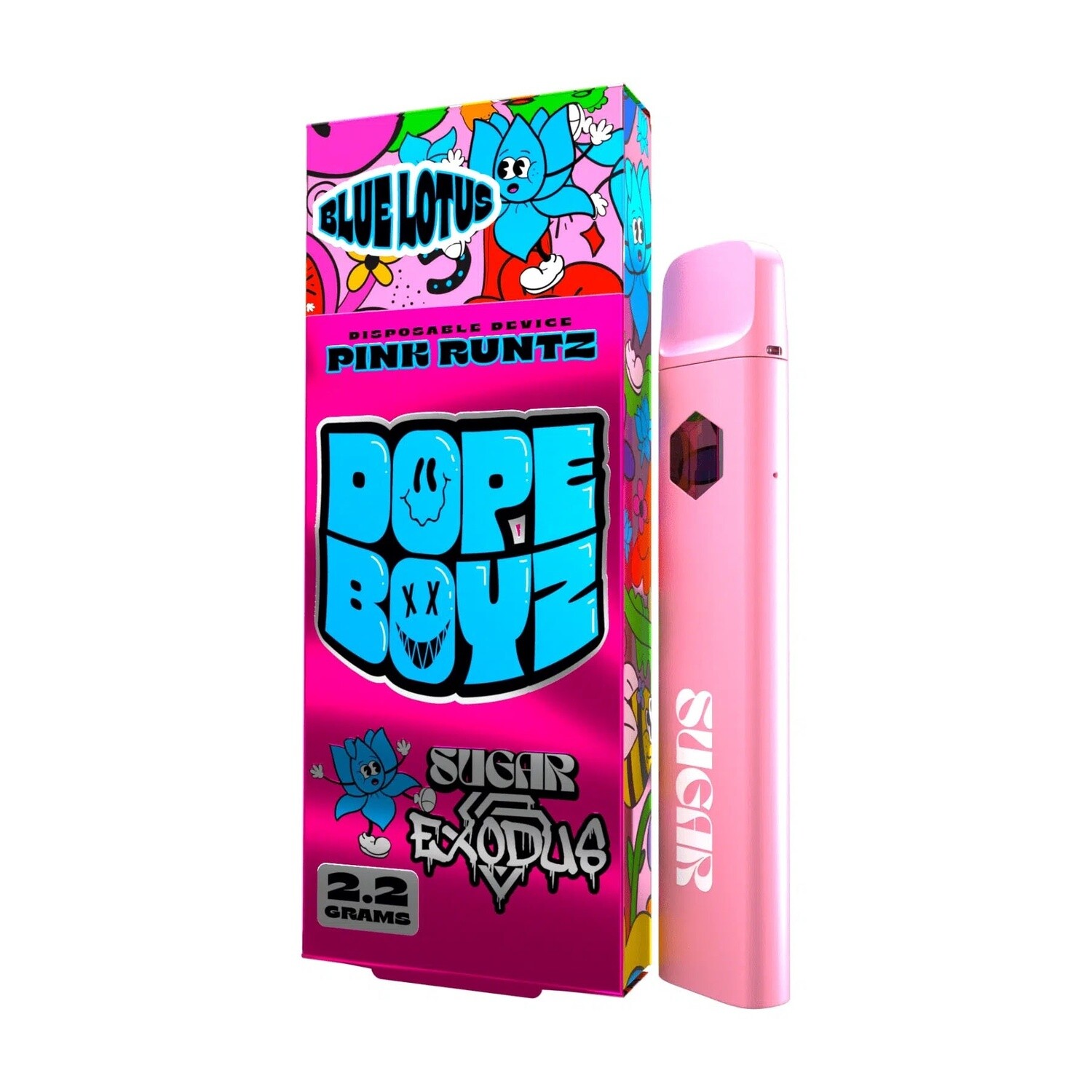 Dope Boyz Blue Lotus Disposable, Pink Runtz