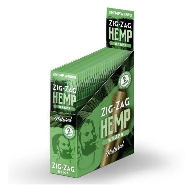 Zig-Zag Hemp Wraps, Natural