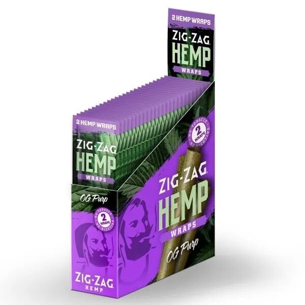 Zig-Zag Hemp Wraps, OG Purp