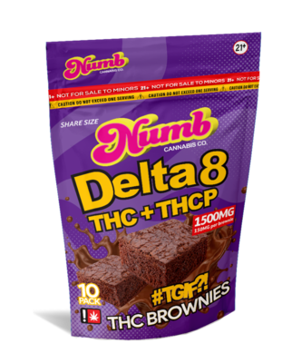 Numb, Brownies, D8/THC-P 1500mg