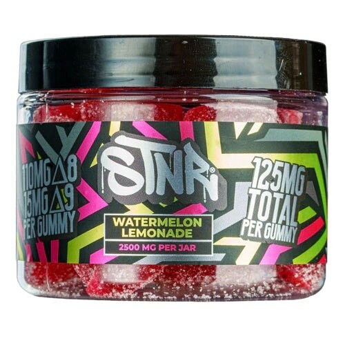 STNR, 2500mg Gummies, Watermelon Lemonade