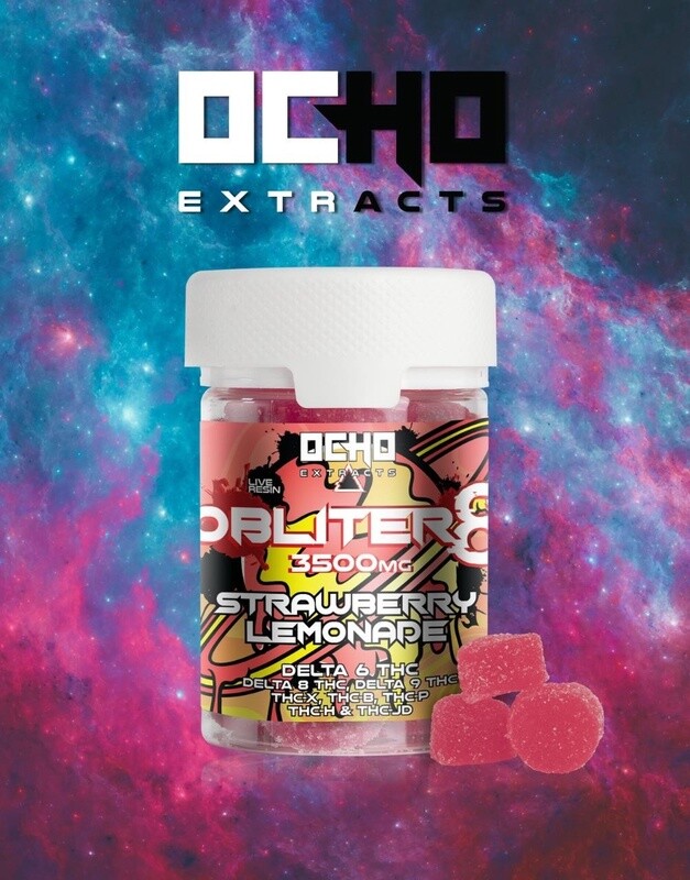 Ocho Obliter8, 3500mg Strawberry Lemonade
