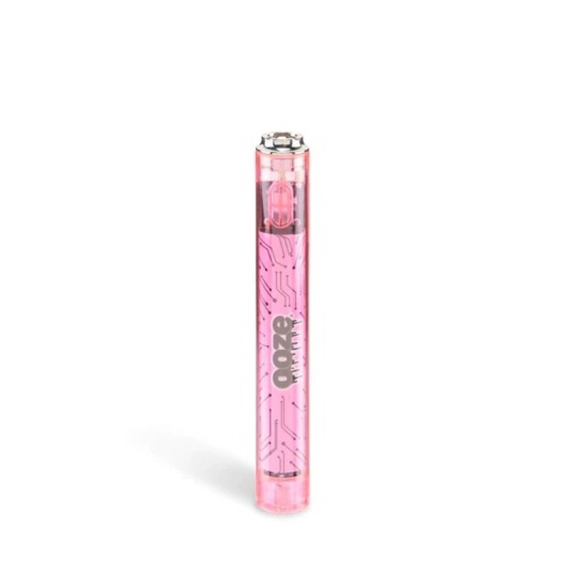 Ooze Slim Clear Series 510 Battery, pink