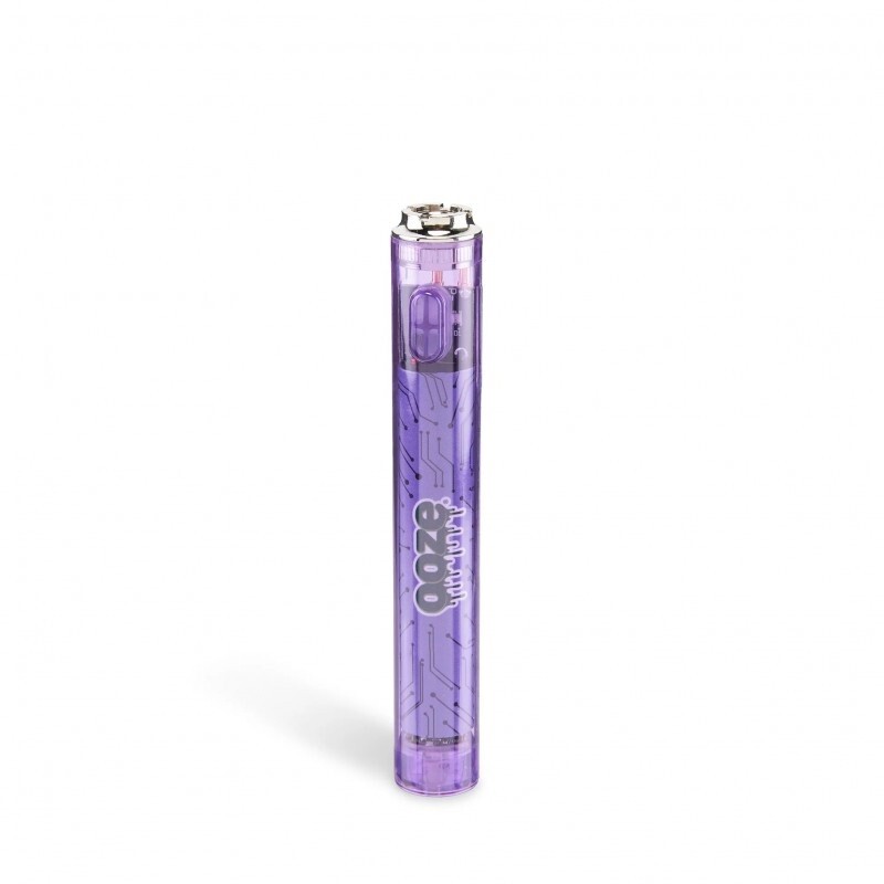 Ooze Slim Clear Series 510 Battery, purple