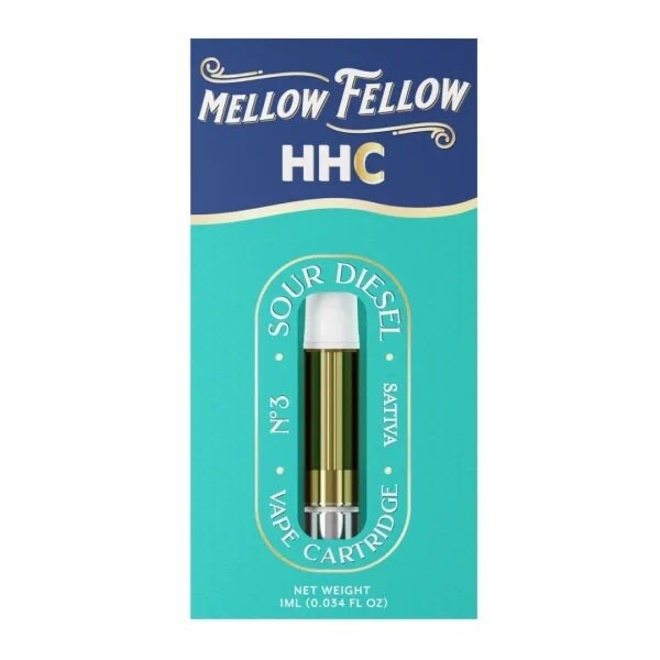 Mellow Fellow, 1G Cart, HHC Sour Diesel