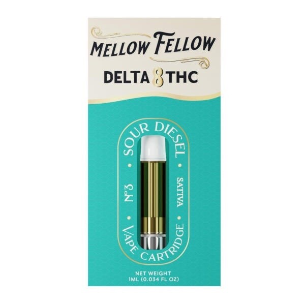 Mellow Fellow, 1G Cart, D8 Sour Diesel