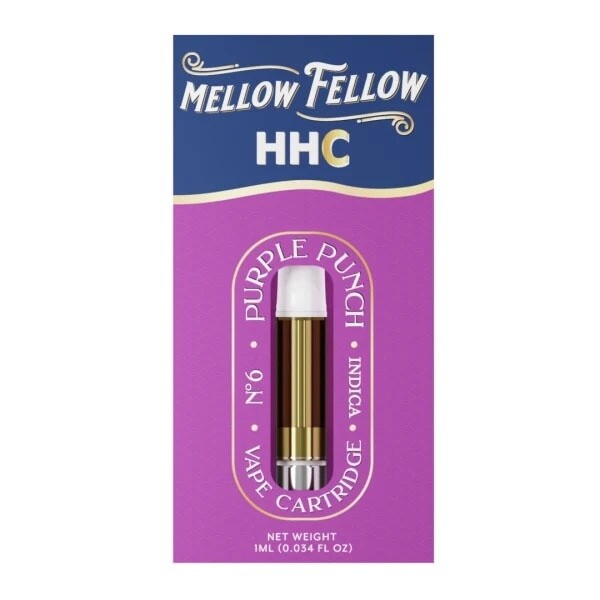 Mellow Fellow, 1G Cart, HHC Purple Punch