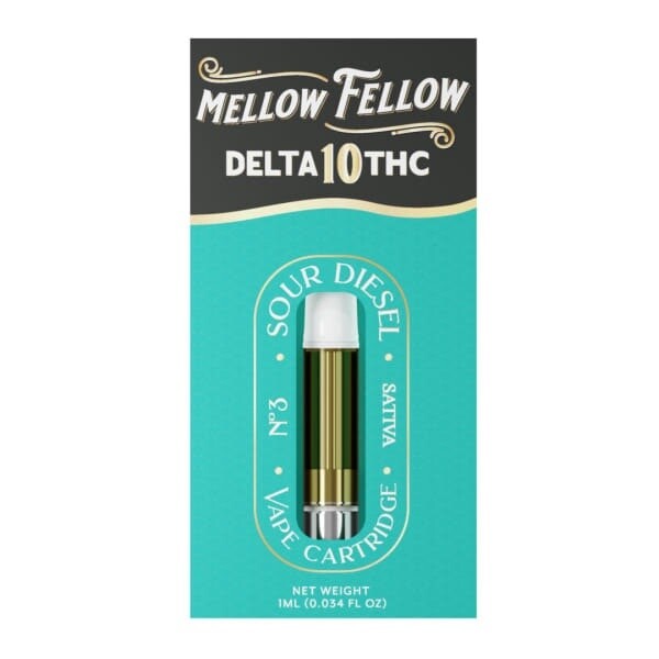 Mellow Fellow, 1G Cart, D10 Sour Diesel