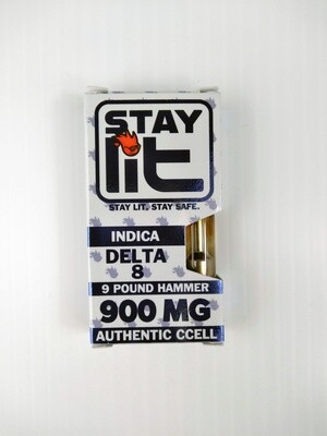 Staylit, 1G Cart, 9 Pound Hammer, Indica