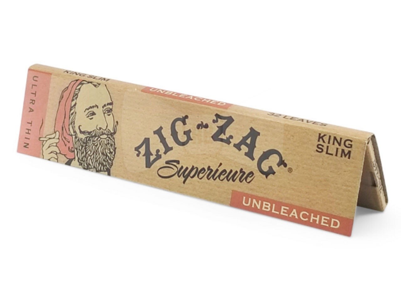 Zig Zag King Slim Unbleached Papers