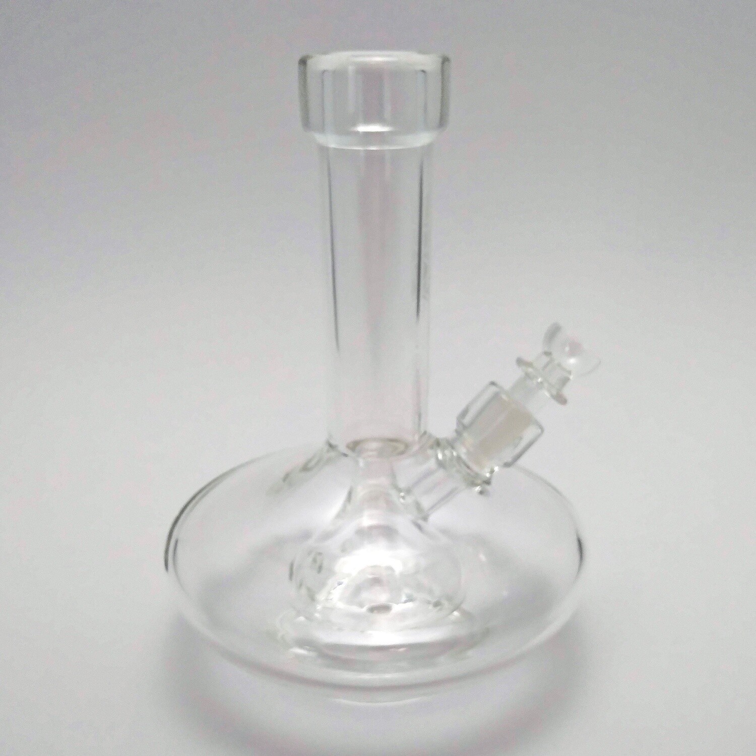 Grav, 8&quot; Small Wide Base Waterpipe, Clear