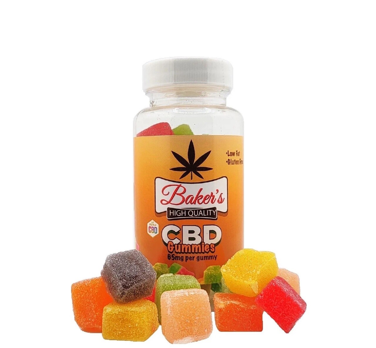 Baker&#39;s Full Spectrum CBD Gummies, 65mg each