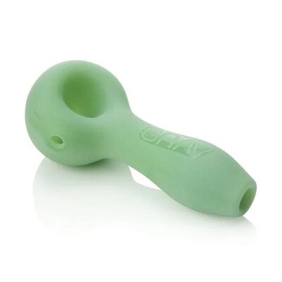 Grav, Sandblasted Spoon Pipe, mint (green)