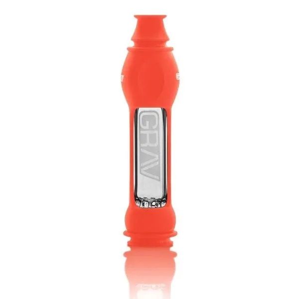 Grav Taster w/ Silicone Skin, 16mm Scarlet Orange