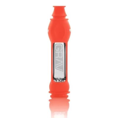 Grav Taster w/ Silicone Skin, 16mm Scarlet Orange