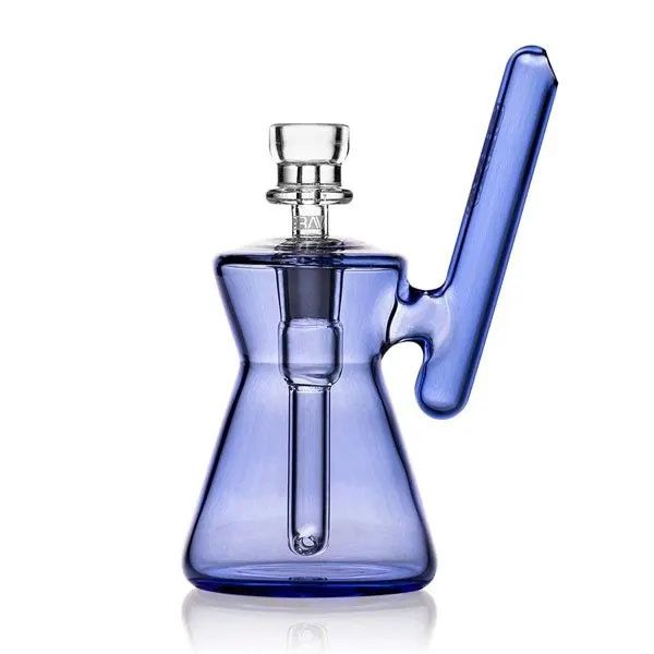 Grav, Hourglass Pocket Bubbler, Light Cobalt