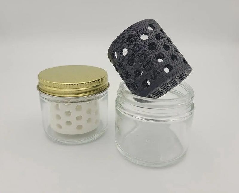 Kuhns Glass, 2 oz Pearl Jar Washing Station