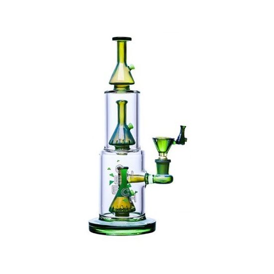 Cheech Glass, BongCeption Water Pipe, Green