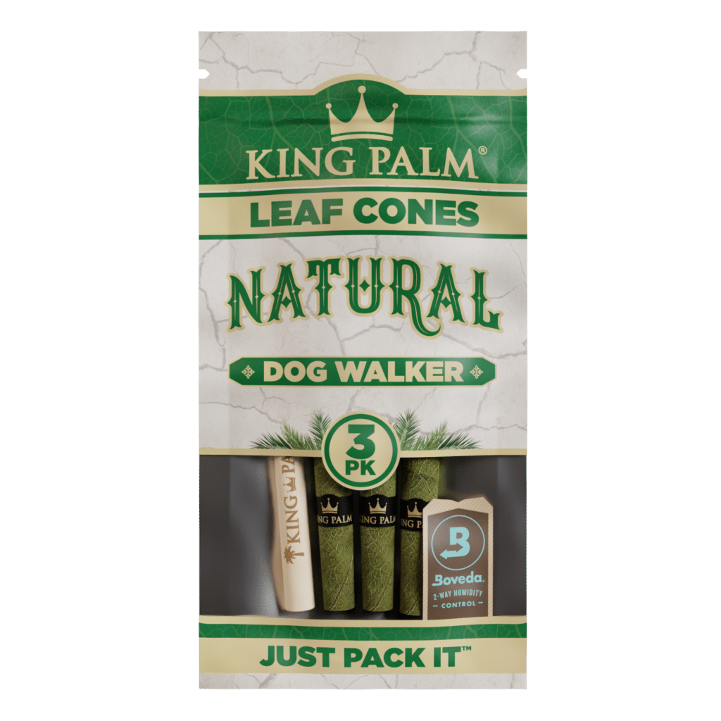 King Palm, Leaf Cones 3pk, Mini 70mm, Natural